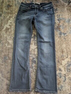 BKE Buckle Stella Low Rise Slim Fit Bootcut Distressed Stretch